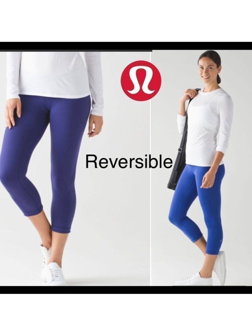 LULULEMON Wunder Under Crop III (Reversible)
Emperor Blue / Sapphire Blue Sz 6